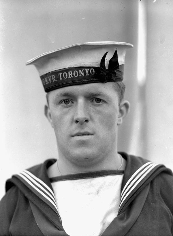 Royal Canadian Navy H.M.C.S LANARK CAP TALLY